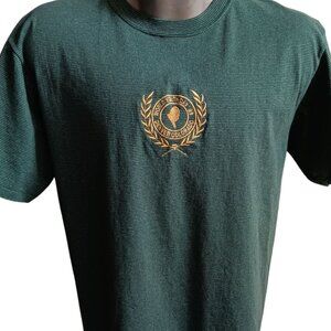 Denver Colorado Vintage T-shirt Men's 1990s Large 1993 Embroidered Green Crest